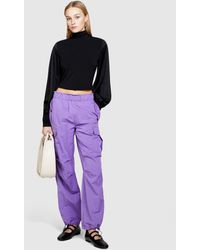 Sisley - Cargo Trousers With Pockets - Lyst