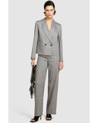 Sisley - Double-breasted Comfort Fit Blazer - Lyst