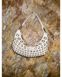 Sisley - Borsa Bianco Panna Con Occhielli - Lyst