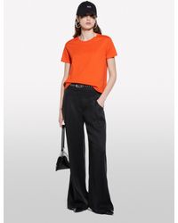 Sisley - T-Shirt Boxy Fit, Frau, Größe - Lyst