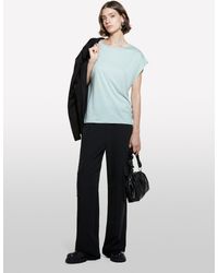 Sisley - Light T-Shirt With Kimono Sleeves, , Light - Lyst