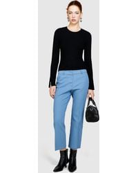 Sisley - Cropped Trousers - Lyst