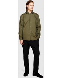 Sisley - Solid Colored Shirt - Lyst