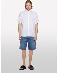 Sisley - Bermuda Di Jeans Scuro - Lyst