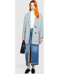 Sisley - Yarn Dyed Bouclè Jacket - Lyst