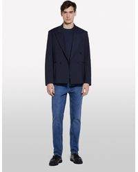Sisley - Jeans Style 74 Slim Fit Blu Chiaro - Lyst
