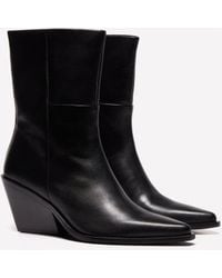 Sisley - Texan Leather Ankle Boots - Lyst