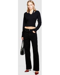 Sisley - Sweater With Cut-outs On The Shoulders - Lyst