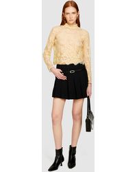 Sisley - Blusa In Tulle - Lyst