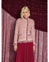 Sister Jane - Dream Solace Fringe Tweed Jacket - Lyst