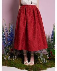 Sister Jane - Calla Jacquard Midi Skirt - Lyst