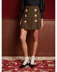 Sister Jane - Dream Vienna Check Mini Skirt - Lyst