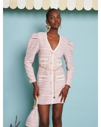 Sister Jane - Dream Honeydew Tweed Mini Dress - Lyst