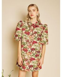 Sister Jane - Petunia Tapestry Mini Dress - Lyst