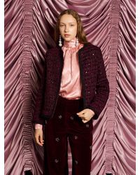 Sister Jane - Dream Satine Velvet Tweed Jacket - Lyst