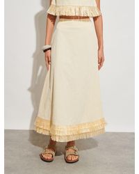 Sister Jane - Ghospell Mav Raffia Midi Skirt - Lyst