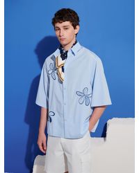 Sister Jane - Siro Embroidered Boxy Shirt - Lyst