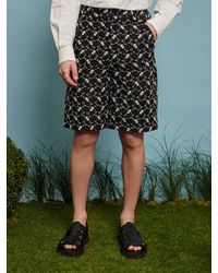 Sister Jane - Milo Floral Denim Bermuda Shorts - Lyst
