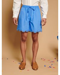 Sister Jane - Celeste Studded Scallop Shorts - Lyst