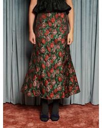 Sister Jane - Fantasy Jacquard Midi Skirt - Lyst