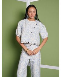 Sister Jane - Ghospell Serena Zebra Top - Lyst