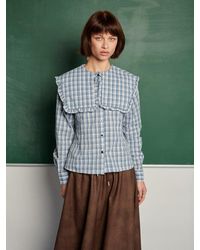 Sister Jane - Ghospell Esra Check Blouse - Lyst