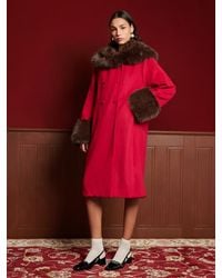 Sister Jane - Dream Sculpture Double Breasted Coat - Lyst