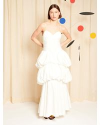 Sister Jane - Dream Ivoire Bubble Hem Maxi Dress - Lyst