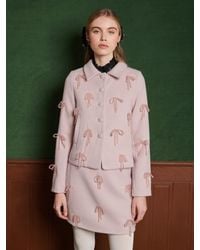 Sister Jane - Alpine Bow Jacket - Lyst
