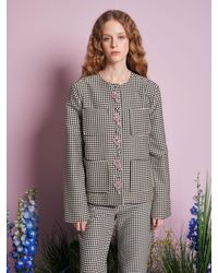 Sister Jane - Petal Houndstooth Jacket - Lyst