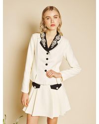 Sister Jane - Hélène Boucle Fitted Blazer - Lyst