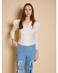 Sister Jane - Ebba Trim Blouse - Lyst