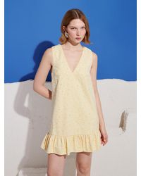 Sister Jane - Lemon Zest Embellished Mini Dress - Lyst