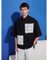 Sister Jane - Galene Crochet Trim Shirt - Lyst