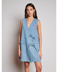 Sister Jane - Ghospell Beckett Denim Mini Dress - Lyst