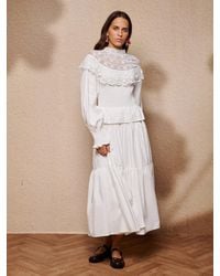 Sister Jane - Light Language Shirring Maxi Dress - Lyst