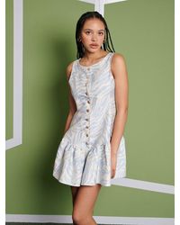 Sister Jane - Ghospell Serena Zebra Mini Dress - Lyst