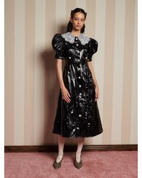 Sister Jane - Lunette Pu Midi Dress - Lyst
