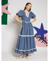 Sister Jane - Celeste Check Maxi Dress - Lyst