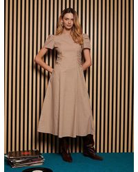 Sister Jane - Ghospell Rita Check Midi Dress - Lyst