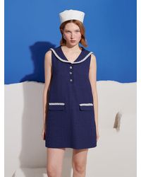 Sister Jane - Breeze Tweed Sailor Dress - Lyst