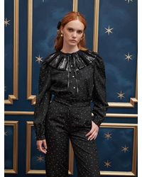Sister Jane - Waltz Sequin Collar Blouse - Lyst