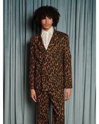 Sister Jane - Matteo Leopard Double Breasted Blazer - Lyst