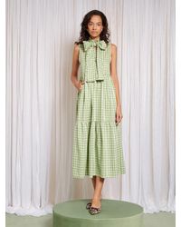 Sister Jane - Stables Gingham Bow Dress - Lyst