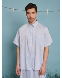 Sister Jane - Cameron Pinstripe Boxy Shirt - Lyst