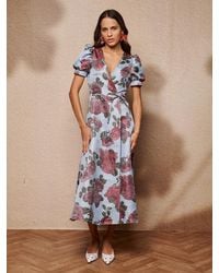 Sister Jane - Glowstate Jacquard Wrap Dress - Lyst