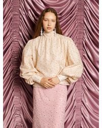 Sister Jane - Dream Sally Lace Bow Blouse - Lyst