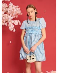 Sister Jane - Dream Brooke Organza Mini Dress - Lyst