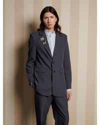 Sister Jane - Albert Brooch Single Breasted Blazer - Lyst