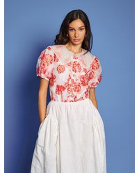 Sister Jane - Dream Willa Jacquard Blouse - Lyst